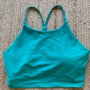 Old Navy Teal Sports Bra with Breathable Fabric and Supportive Fit XXL